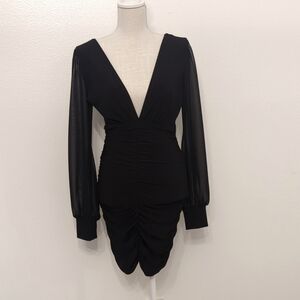 Black long sleeve dress